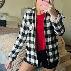 Flannel Sherpa jacket
